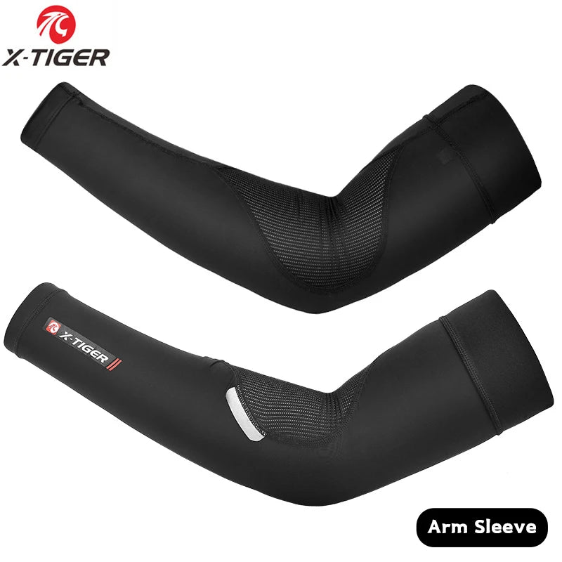 X-TIGER Bike Leg Sleeve Sports Arm Sleeve Sun Anti-UV Leg Sleeves Ice Fabric Bicycle Leg Sleeve Run Fitness Cycling Arm Warmers
