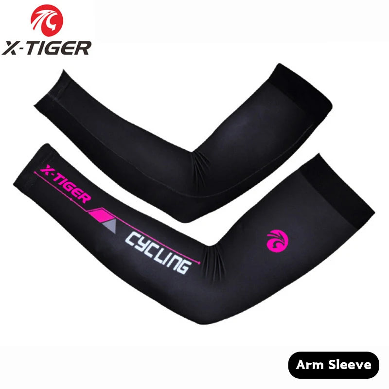 X-TIGER Bike Leg Sleeve Sports Arm Sleeve Sun Anti-UV Leg Sleeves Ice Fabric Bicycle Leg Sleeve Run Fitness Cycling Arm Warmers