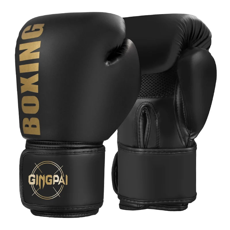 High Quality 6 8 10 12oz Boxing Gloves PU Leather Muay Thai Guantes De Boxeo Free Fight MMA Sandbag Training Glove For Men Women