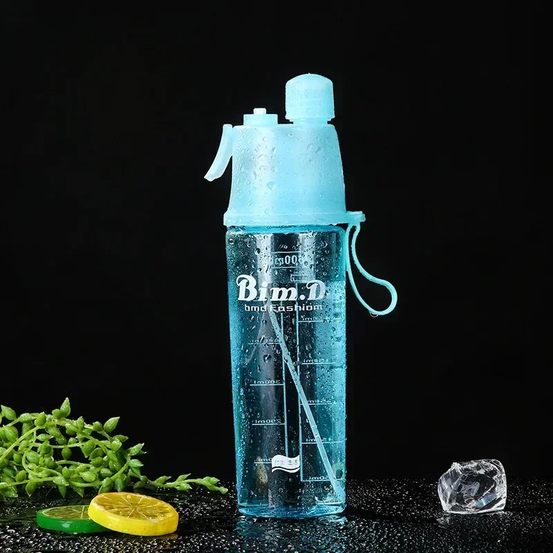1/2/4PCS Plastic Spray Cup Summer Outdoor Sports Water Bottle Hydration Cooling Spray Cup Travel Portable Water Cup Gift Cups