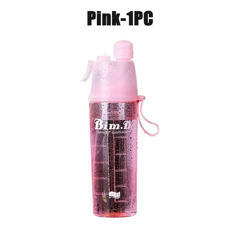 1/2/4PCS Plastic Spray Cup Summer Outdoor Sports Water Bottle Hydration Cooling Spray Cup Travel Portable Water Cup Gift Cups