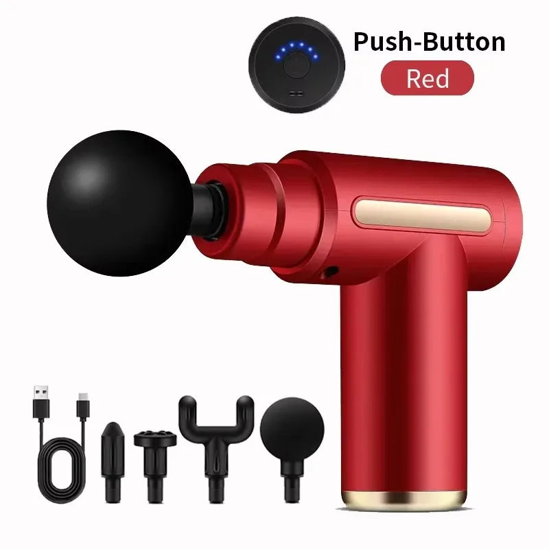 Portable Fascia Massage Gun Deep Tissue Mini Muscle Massage Gun Lightweight Adjustable Speed Whole Body Massage Equipment