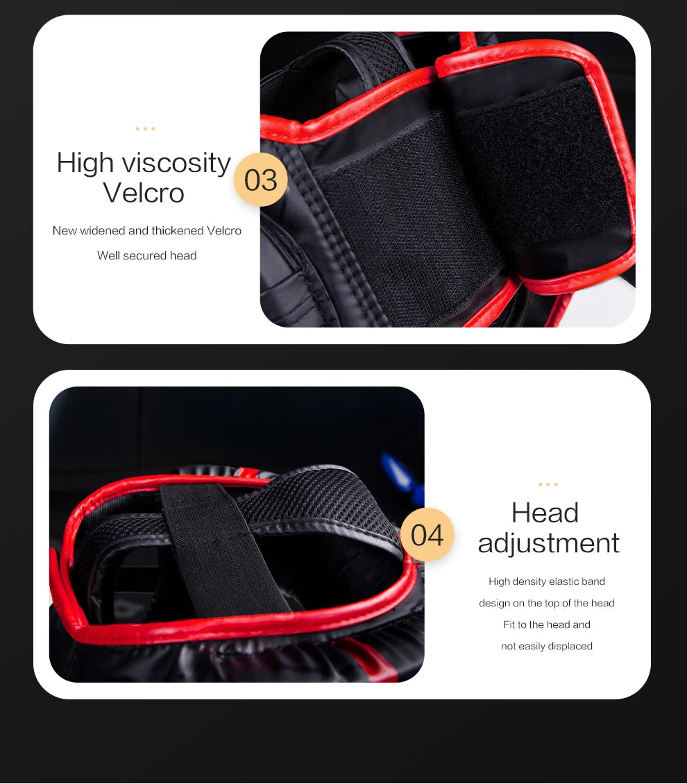Boxing Helmet Headgear Protective Gear Training Adults Kids Equipment For Kick boxing Thai Free Fight MMA