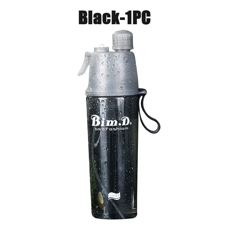 1/2/4PCS Plastic Spray Cup Summer Outdoor Sports Water Bottle Hydration Cooling Spray Cup Travel Portable Water Cup Gift Cups