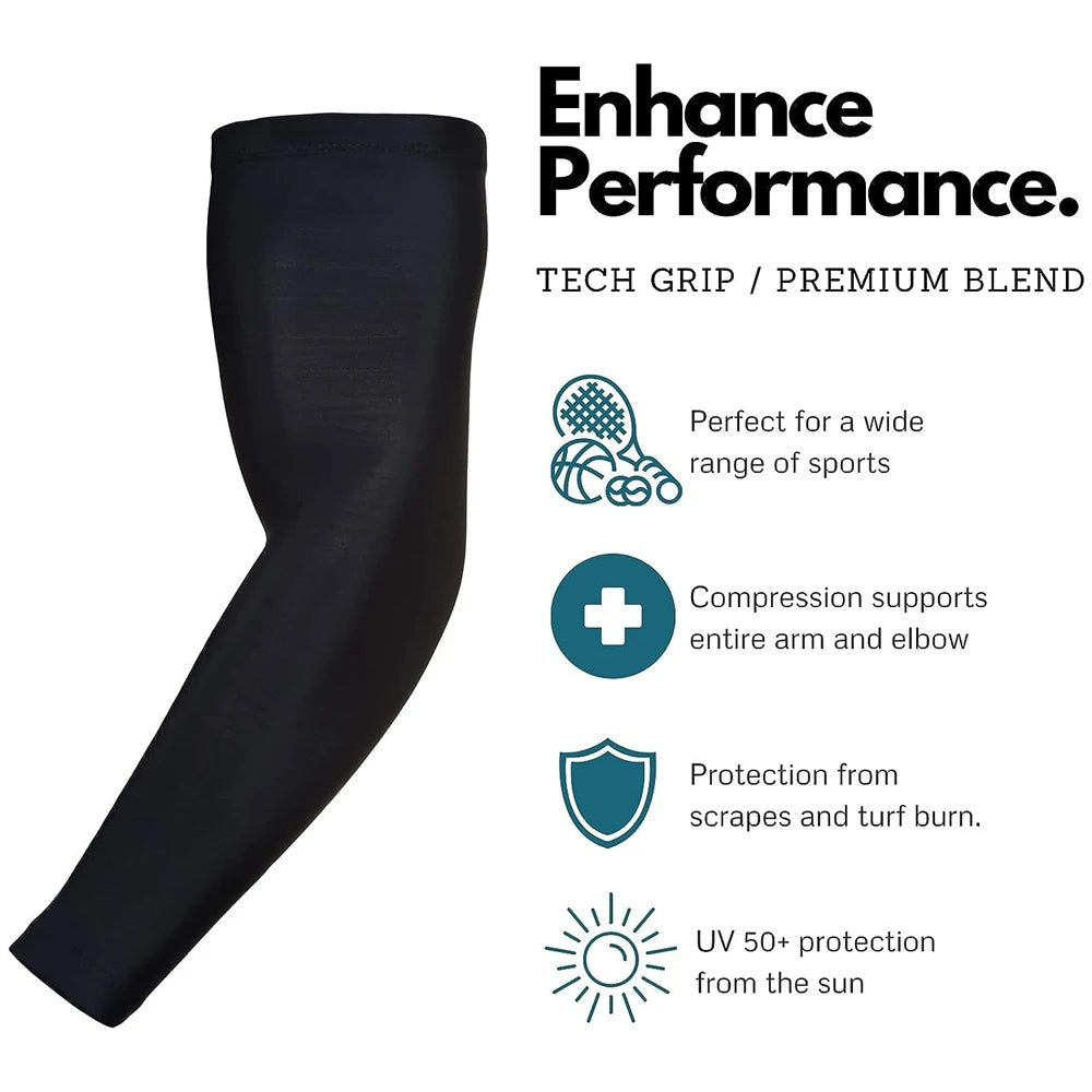 1 PCS Outdoors Sun Protection Arm Sleeves for Men and Women, Quick Dry Sleeves for Golf, Cycling, Football, Cycling Arm Warmers