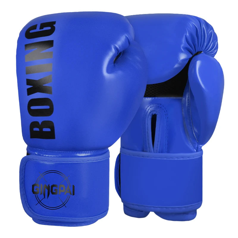 High Quality 6 8 10 12oz Boxing Gloves PU Leather Muay Thai Guantes De Boxeo Free Fight MMA Sandbag Training Glove For Men Women