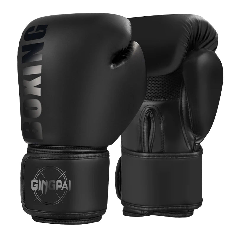 High Quality 6 8 10 12oz Boxing Gloves PU Leather Muay Thai Guantes De Boxeo Free Fight MMA Sandbag Training Glove For Men Women