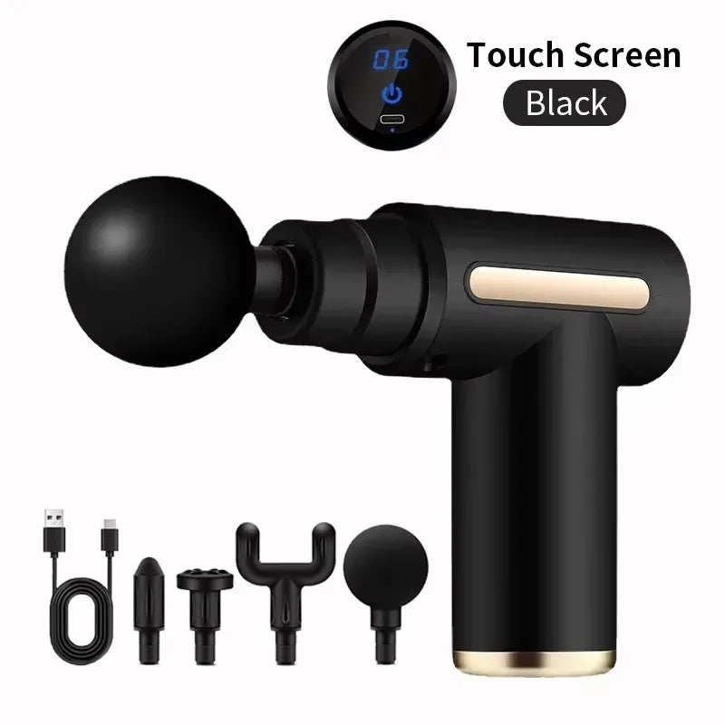 Portable Fascia Massage Gun Deep Tissue Mini Muscle Massage Gun Lightweight Adjustable Speed Whole Body Massage Equipment
