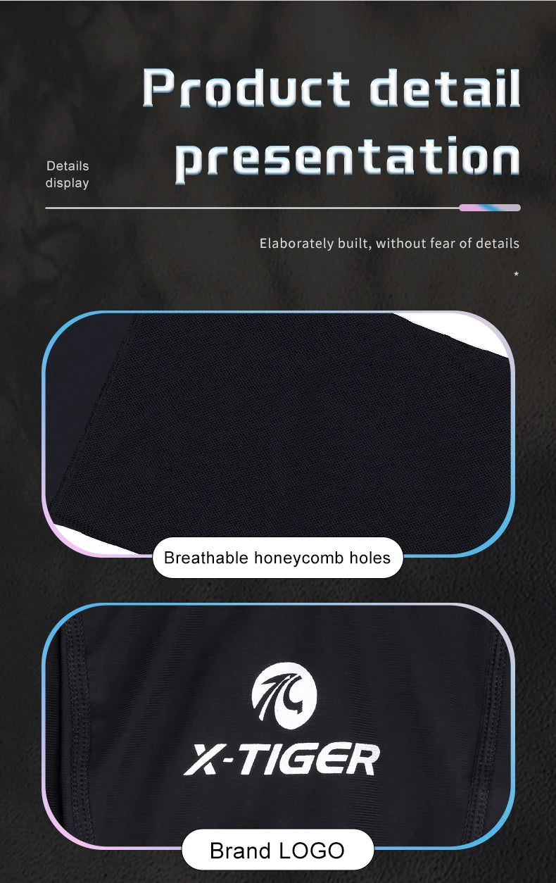 X-TIGER Bike Leg Sleeve Sports Arm Sleeve Sun Anti-UV Leg Sleeves Ice Fabric Bicycle Leg Sleeve Run Fitness Cycling Arm Warmers