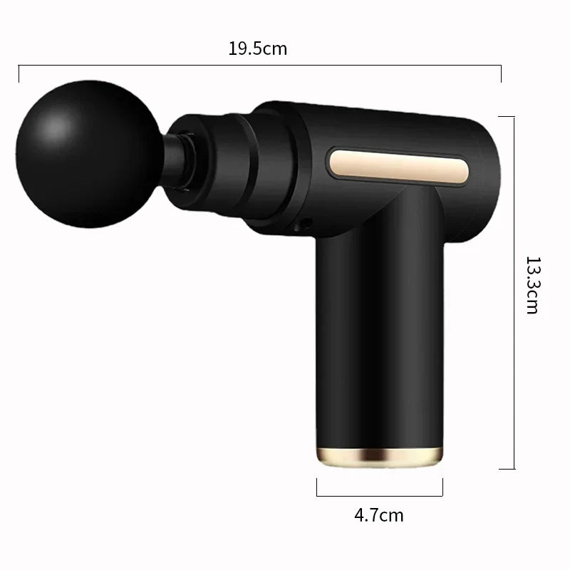 Portable Fascia Massage Gun Deep Tissue Mini Muscle Massage Gun Lightweight Adjustable Speed Whole Body Massage Equipment