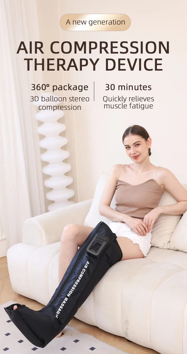 Air Compression Recovery System, Professional Sequential Training device, Foot Leg Recovery Boots for Improved Circulation