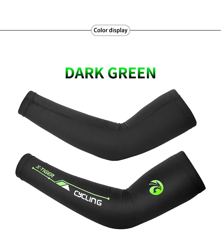 X-TIGER Bike Leg Sleeve Sports Arm Sleeve Sun Anti-UV Leg Sleeves Ice Fabric Bicycle Leg Sleeve Run Fitness Cycling Arm Warmers