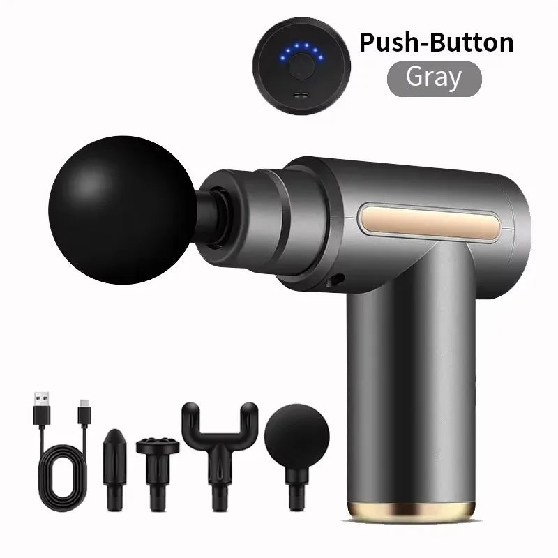 Portable Fascia Massage Gun Deep Tissue Mini Muscle Massage Gun Lightweight Adjustable Speed Whole Body Massage Equipment