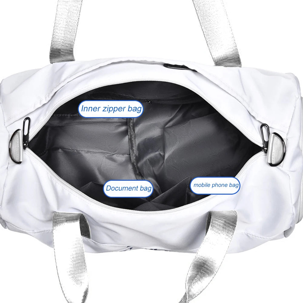 1Pcs Gym Bags for Women Men Duffle Bag with Shoe Compartment Yoga Mat Bag Sports Workout Bags Weekend Overnight Bag