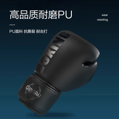 High Quality 6 8 10 12oz Boxing Gloves PU Leather Muay Thai Guantes De Boxeo Free Fight MMA Sandbag Training Glove For Men Women