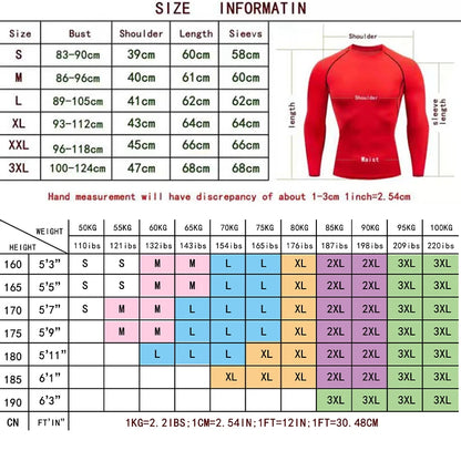 Compression Shirt Summer Men's T-Shirt White Short Sleeve Breathable Quick Dry Fitness Top Sports Long Sleeve Compression Shirt