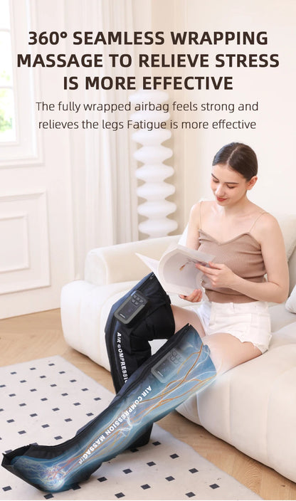 Air Compression Recovery System, Professional Sequential Training device, Foot Leg Recovery Boots for Improved Circulation