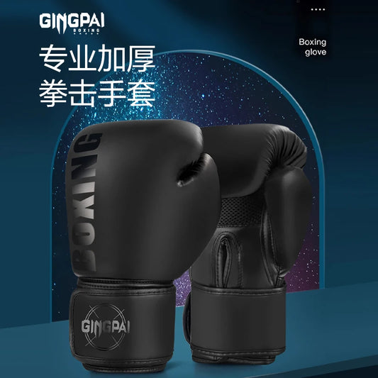 High Quality 6 8 10 12oz Boxing Gloves PU Leather Muay Thai Guantes De Boxeo Free Fight MMA Sandbag Training Glove For Men Women