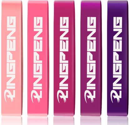 5pcs Fitness Resistance Bands Set-Include 5Colors,Exercise Tension Bands,Working Out,Exercise Gym,Yoga Training and Home Fitness