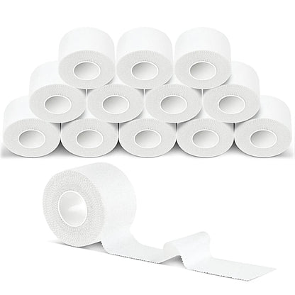 White Athletic Tape -Strong Adhesive Sports Tape No Sticky Residue Easy Tear Athletic Tapes & Wraps,Gymnastics Tape for Athletes
