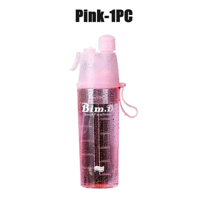1/2/4PCS Plastic Spray Cup Summer Outdoor Sports Water Bottle Hydration Cooling Spray Cup Travel Portable Water Cup Gift Cups
