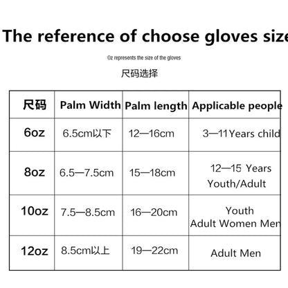 High Quality 6 8 10 12oz Boxing Gloves PU Leather Muay Thai Guantes De Boxeo Free Fight MMA Sandbag Training Glove For Men Women
