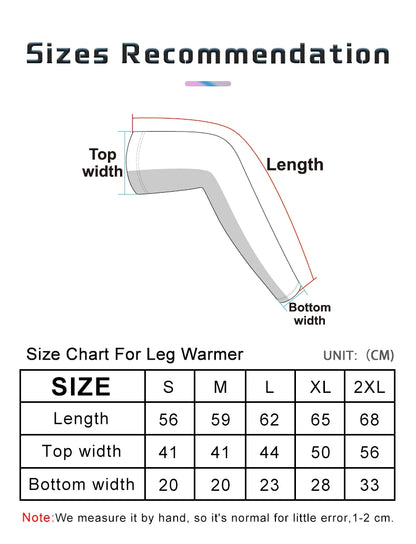 X-TIGER Bike Leg Sleeve Sports Arm Sleeve Sun Anti-UV Leg Sleeves Ice Fabric Bicycle Leg Sleeve Run Fitness Cycling Arm Warmers