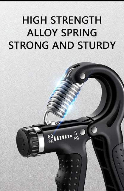 10-100kg Adjustable Hand Grip Strengthener Hand Grip Trainer With Counter Wrist Forearm And Hand Exerciser For Muscle Building