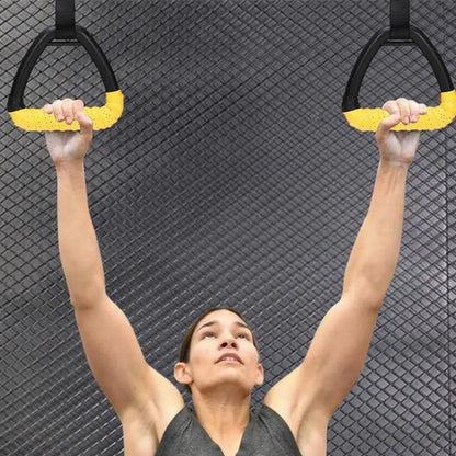 Calisthenics Rings Pull Up Rings for Adults Non-Slip Exercise Gear Adjustable Straps Fitness Equipment Pull up Handle Rings