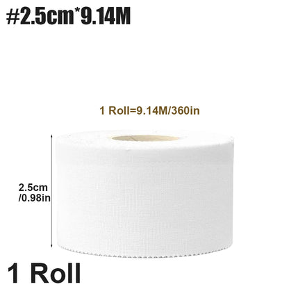 White Athletic Tape -Strong Adhesive Sports Tape No Sticky Residue Easy Tear Athletic Tapes & Wraps,Gymnastics Tape for Athletes