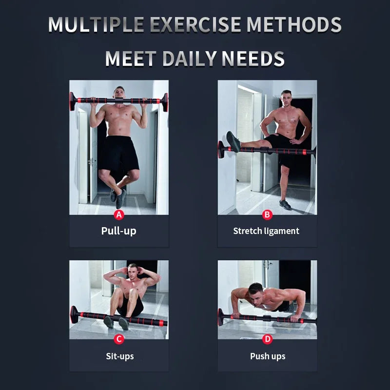 Pull Up Bar Doorway - Adjustable Chin Up Bar for Home Gym, Door Horizontal Trainer for Sport Fitness and Strength Training