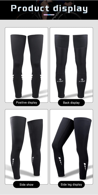 X-TIGER Bike Leg Sleeve Sports Arm Sleeve Sun Anti-UV Leg Sleeves Ice Fabric Bicycle Leg Sleeve Run Fitness Cycling Arm Warmers