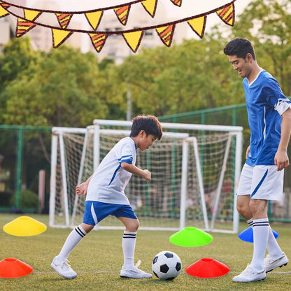 10/50Pcs Disc Cones Training Cones Agility Soccer Cones with Carry Bag and Holder for Training Football Basketball Kids Coaching